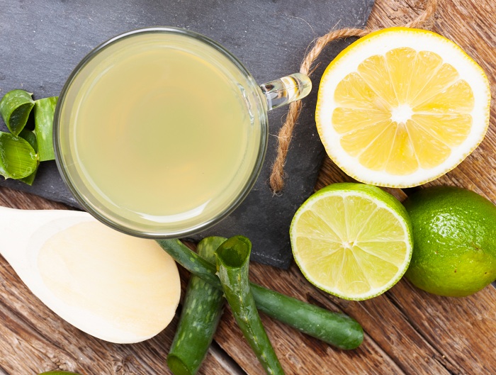 Aloe vera and lemon therapy