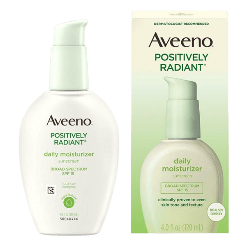 Aveeno Positively Radiant Daily Face Moisturizer With Broad Spectrum SPF 15 product