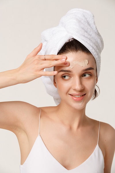Beauty face cream treatment