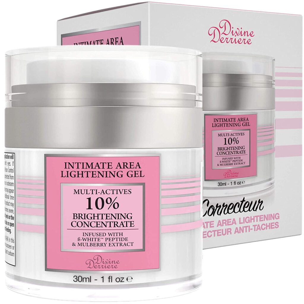 Divine Derriere Intimate Brightening Gel with Peptide Best bleaching cream for intimate areas