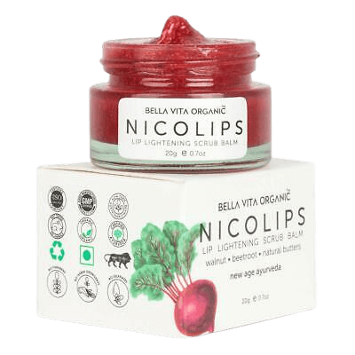 Nicolips natural lip scrub