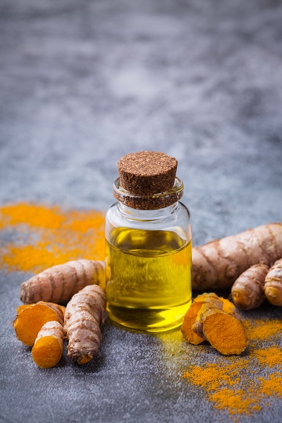 Turmeric essential oil for skincare and dark spots