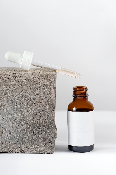 serum in a bottle for skin face